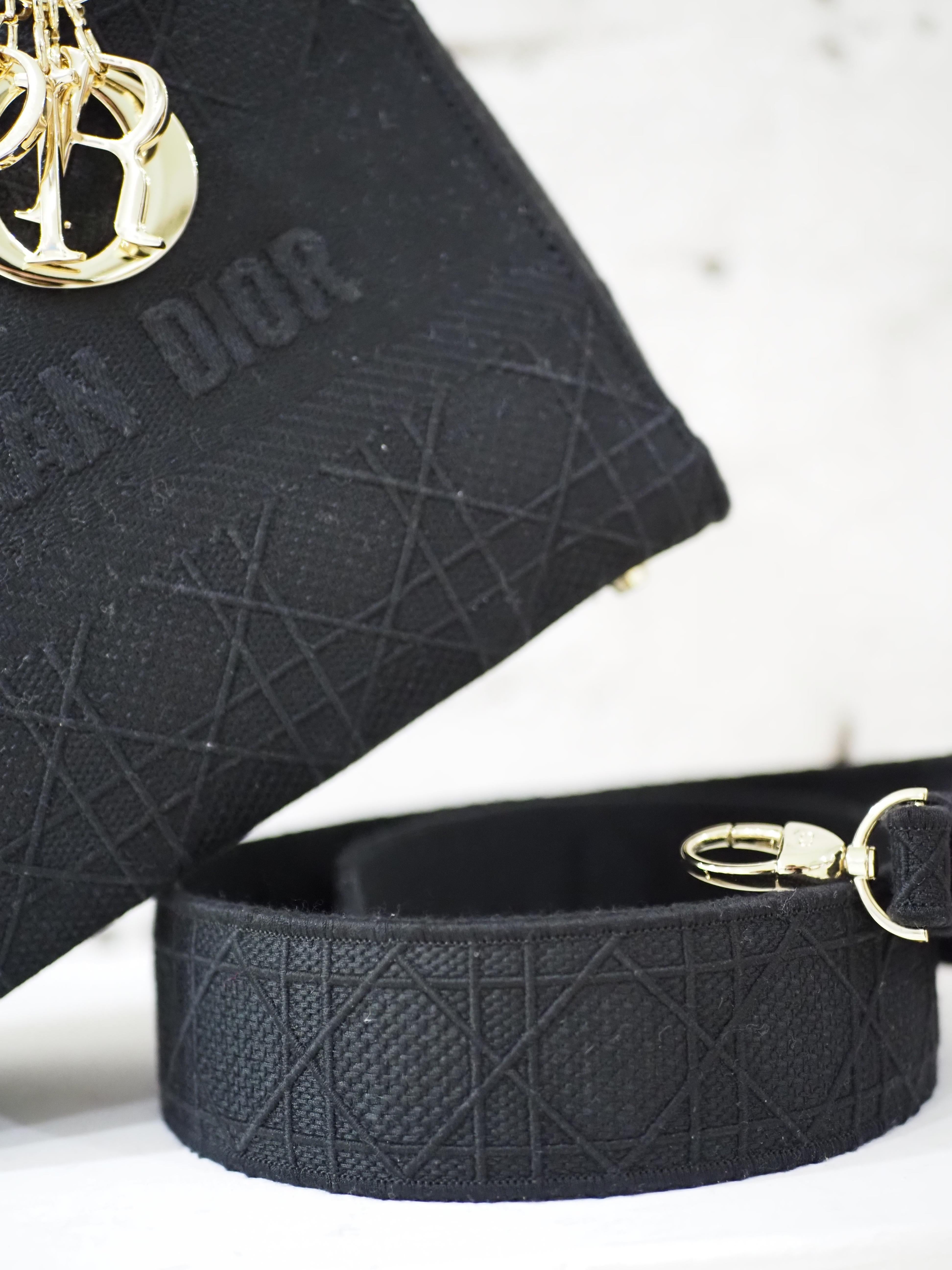 Christian Dior D lite black shoulder handbag 5