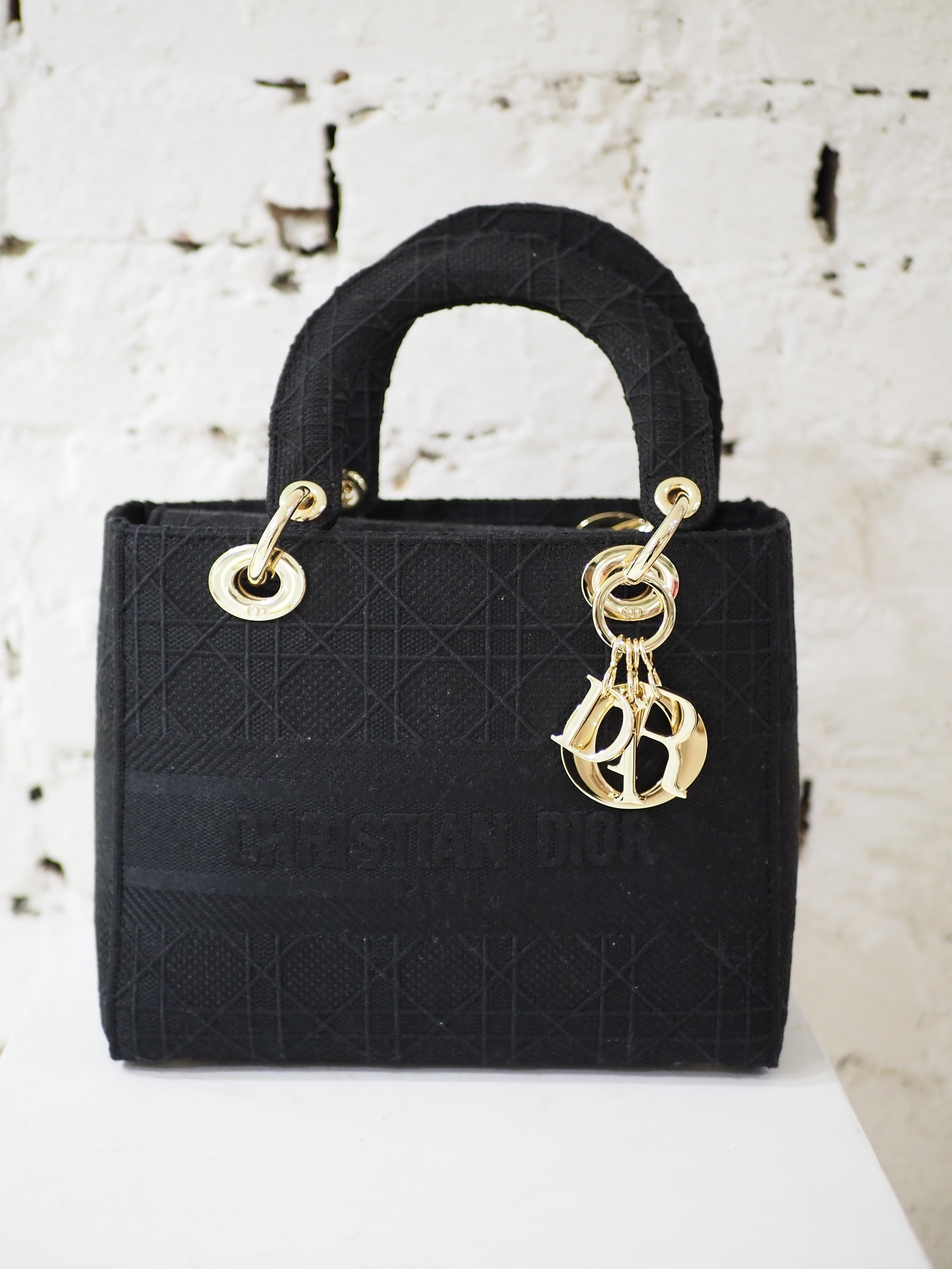 Christian Dior D lite black shoulder handbag 7