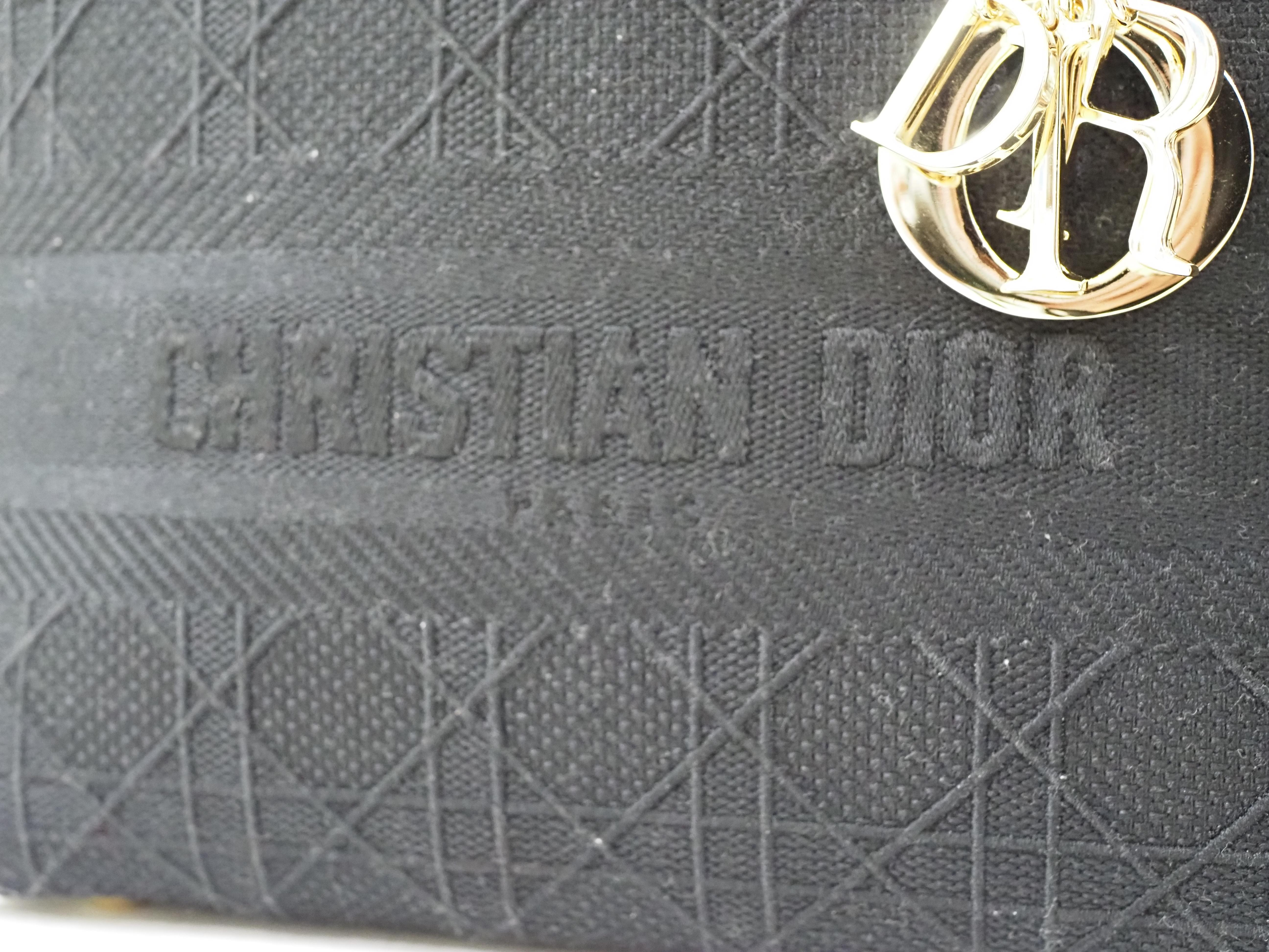 Christian Dior D lite black shoulder handbag 10