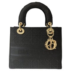Christian Dior D lite black shoulder handbag