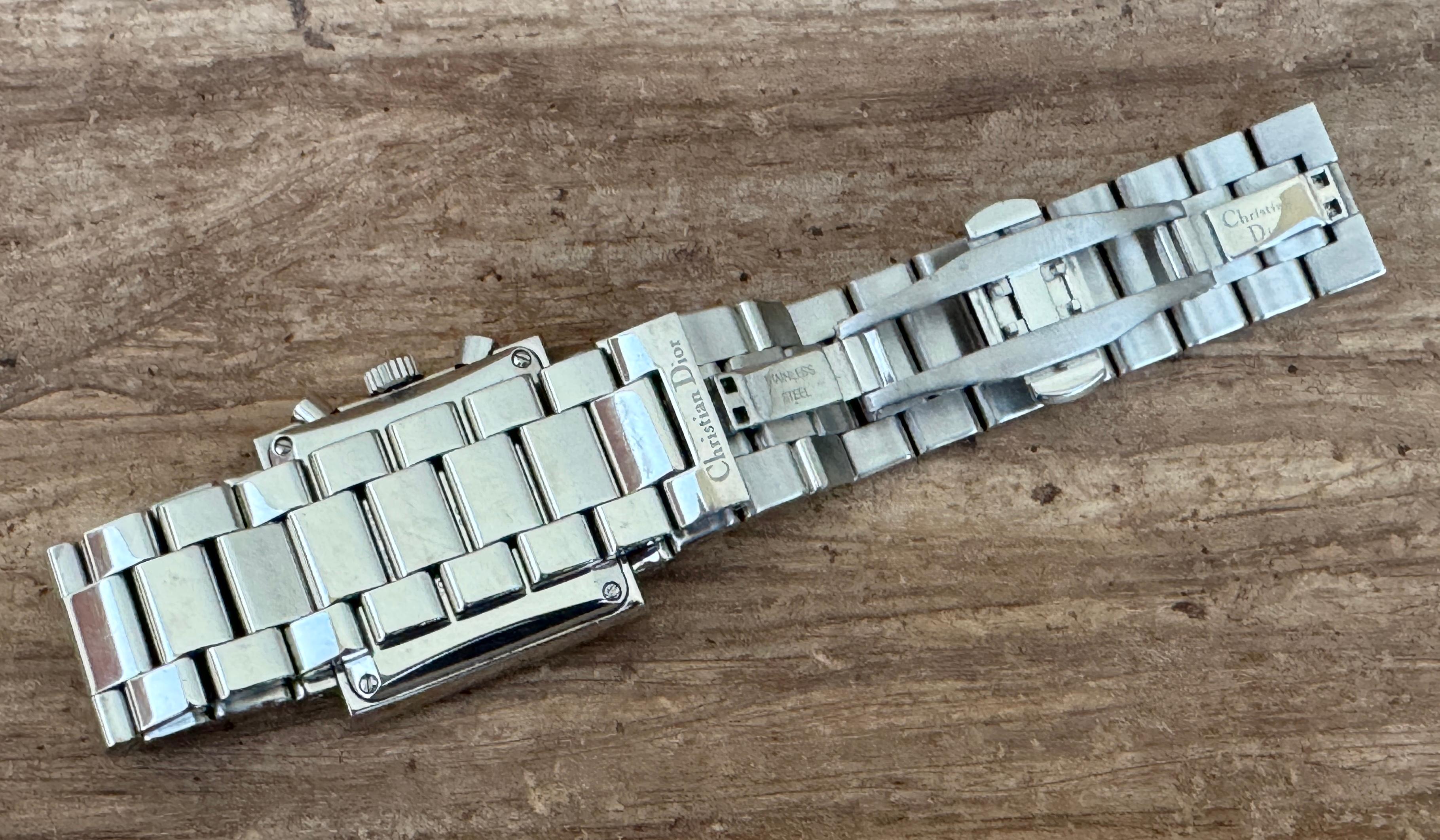 Men's CHRISTIAN DIOR D81-100 Chronograph Stainless-steel Watch For Sale