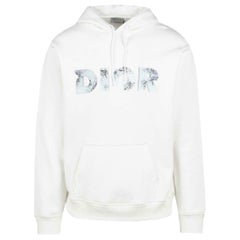 Christian Dior + Daniel Arsham Oversized Printed Cotton Jersey Hoodie