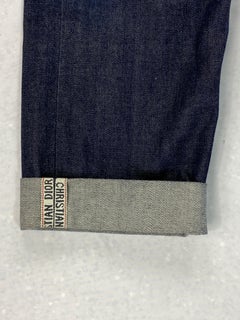 Christian Dior Dark Blue Denim Jeans Pants, Size 40