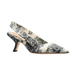 Christian Dior De Jouy J'adior Slingback Kitten Heel 36 FR