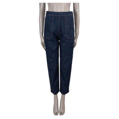 CHRISTIAN DIOR Tiefblaue Baumwolljeans 2022 8 D06 STRAIGHT, Größe 38 S