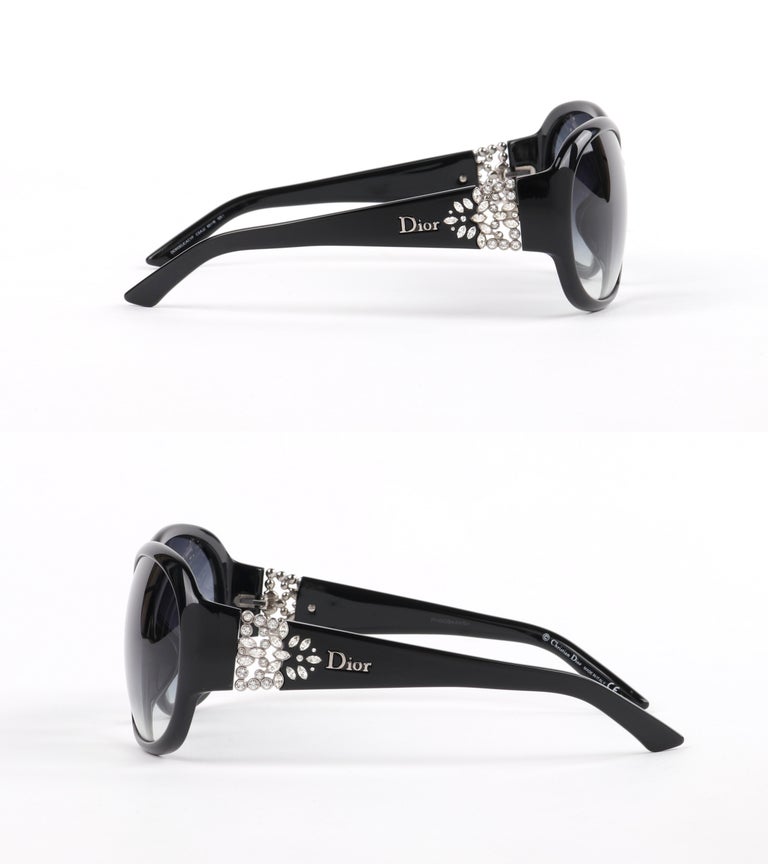 CHRISTIAN DIOR “Delicacy F” Ltd Ed. Black Swarovski Crystal 