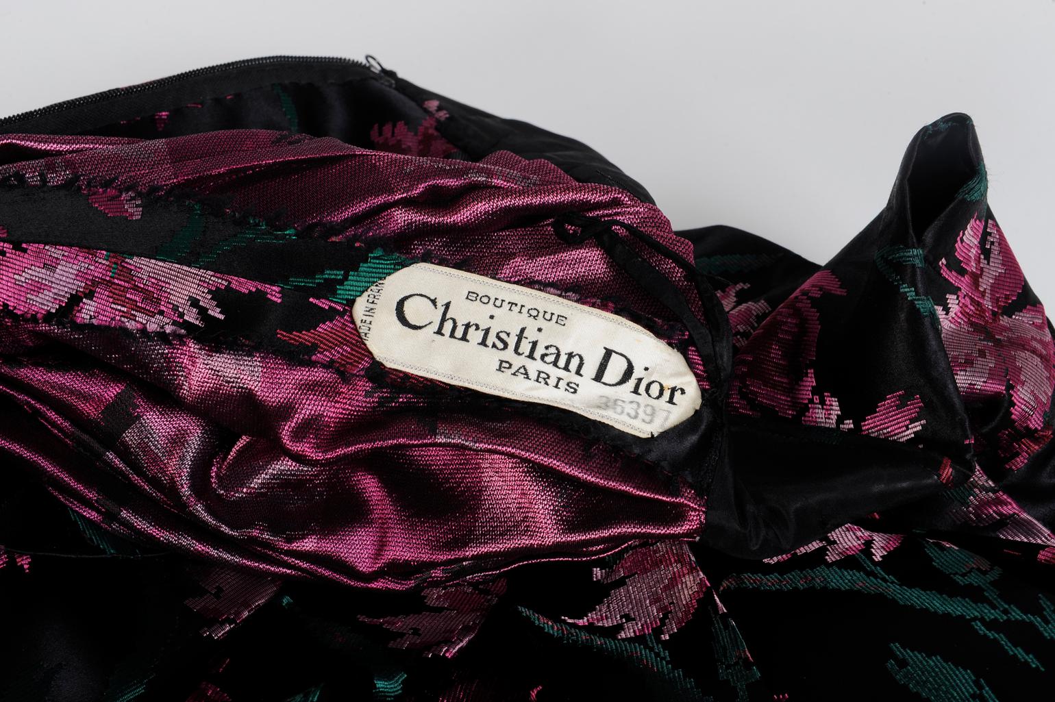 Christian Dior Demi Couture Puffrock mit Gürtel für den Abend, um 1953 6