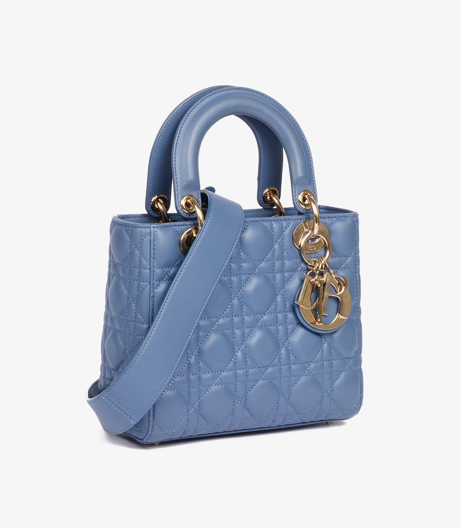 Christian Dior Denim Blue Quilted Lambskin My ABCDior Small Lady Dior

Product Details
Xupes Ref: HB5738
Brand: Christian Dior
Model: Small Lady Dior
Type: Shoulder, Crossbody, Tote
Serial Number: O4-MA-0271
Age: 2021
RRP: £5,000
Accompanied By: