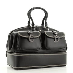 Christian Dior Detective Handle Bag Leather Large