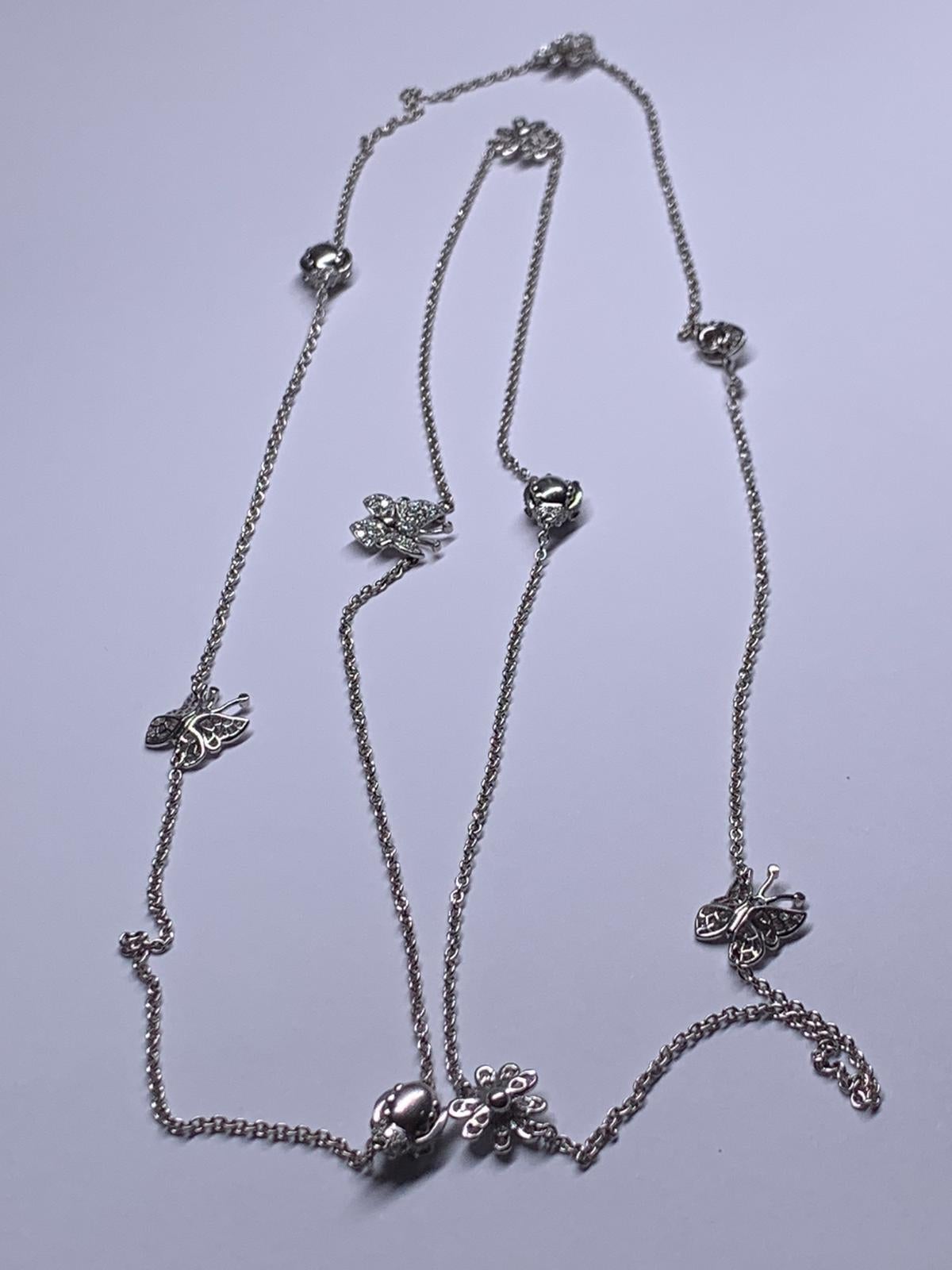 Modern Christian Dior Diamond Necklace  For Sale