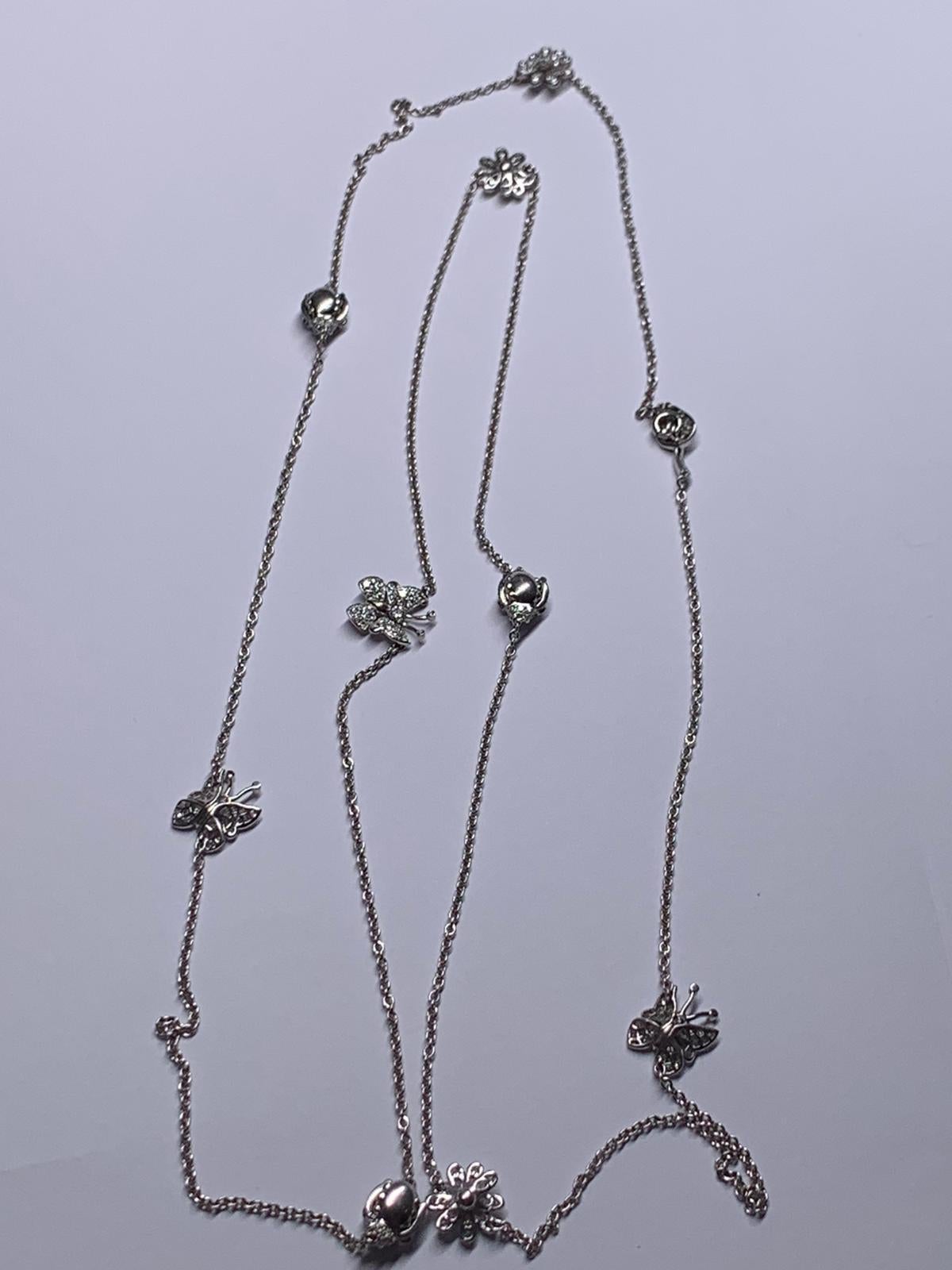 Christian Dior Diamant-Halskette  im Zustand „Gut“ im Angebot in Oyster Bay, NY