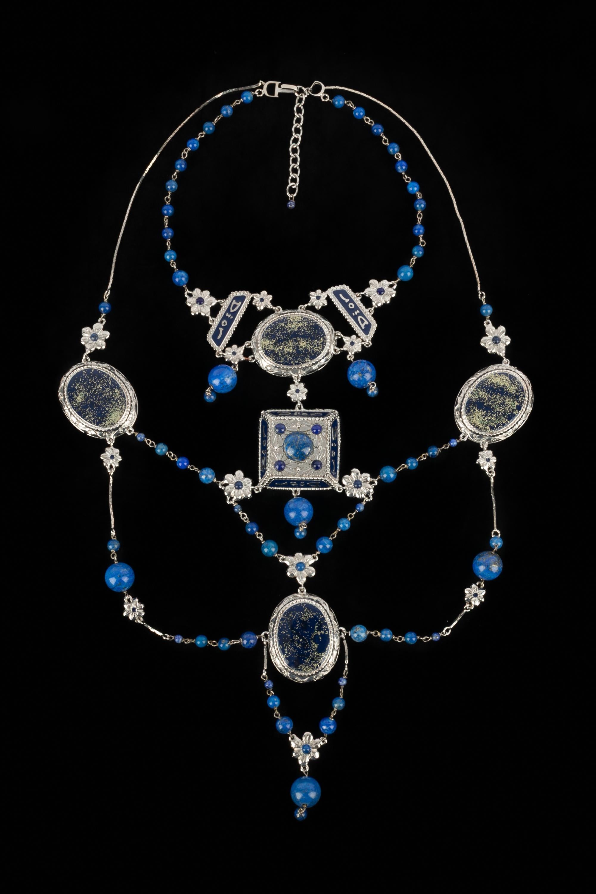 Christian Dior Collier dickey Haute Couture Eté 2002 Excellent état - En vente à SAINT-OUEN-SUR-SEINE, FR