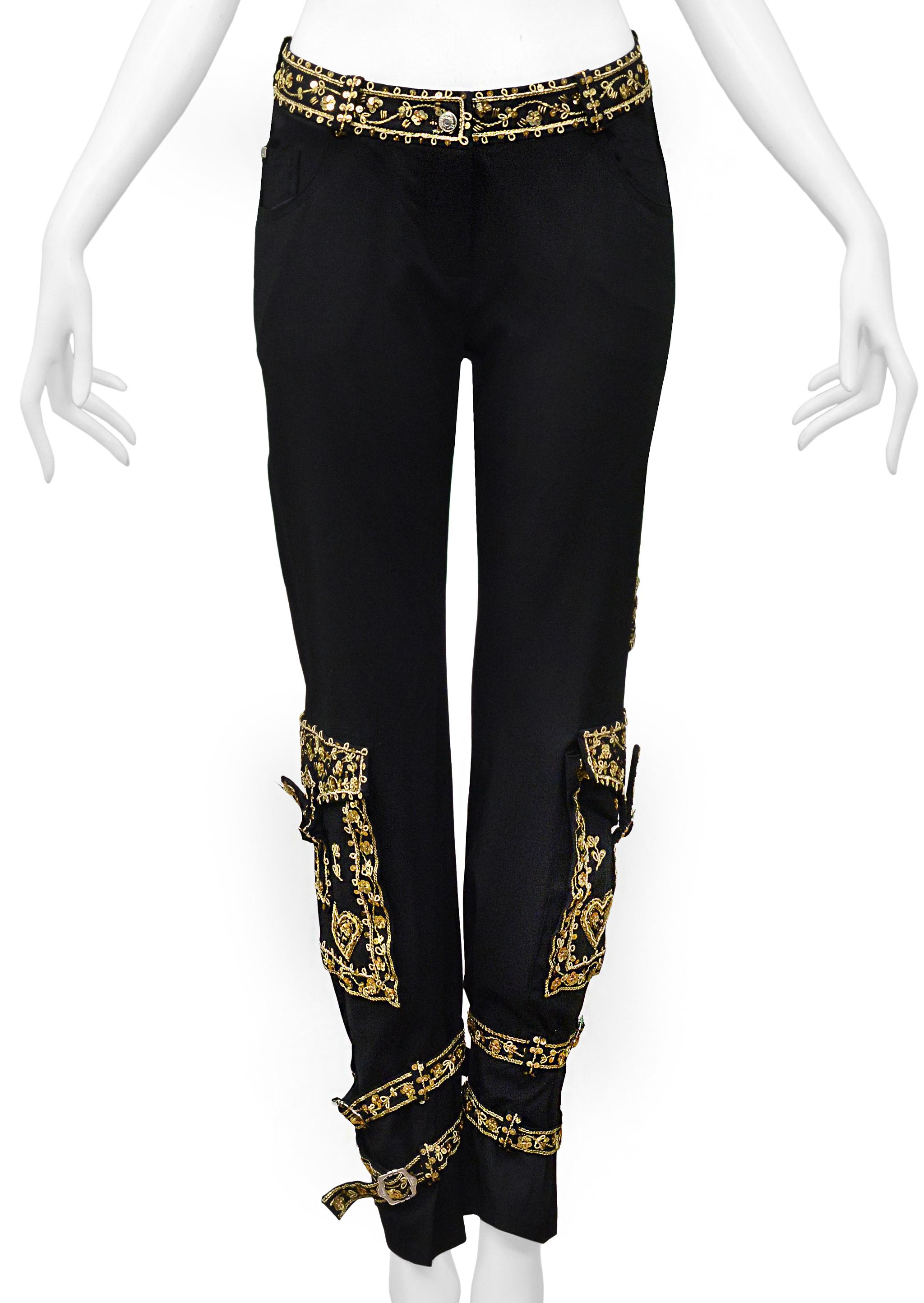 Christian Dior Dior Black Cargo Pants 