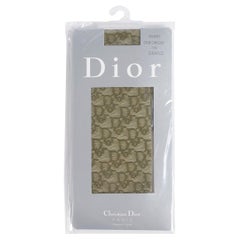 Used Christian Dior "Dior Oblique" Logo Knee-High Socks