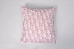Christian Dior "Dior Oblique" Piped Edge Pillow Cover