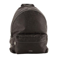 Christian Dior Dior x Shawn Stussy Rider Zaino in nylon ricamato grande