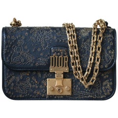 Christian Dior DiorAddict Embroidered Leather Bag