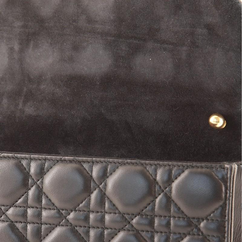 Christian Dior Dioraddict Flap Bag Cannage Quilt Lambskin Small In Good Condition In NY, NY