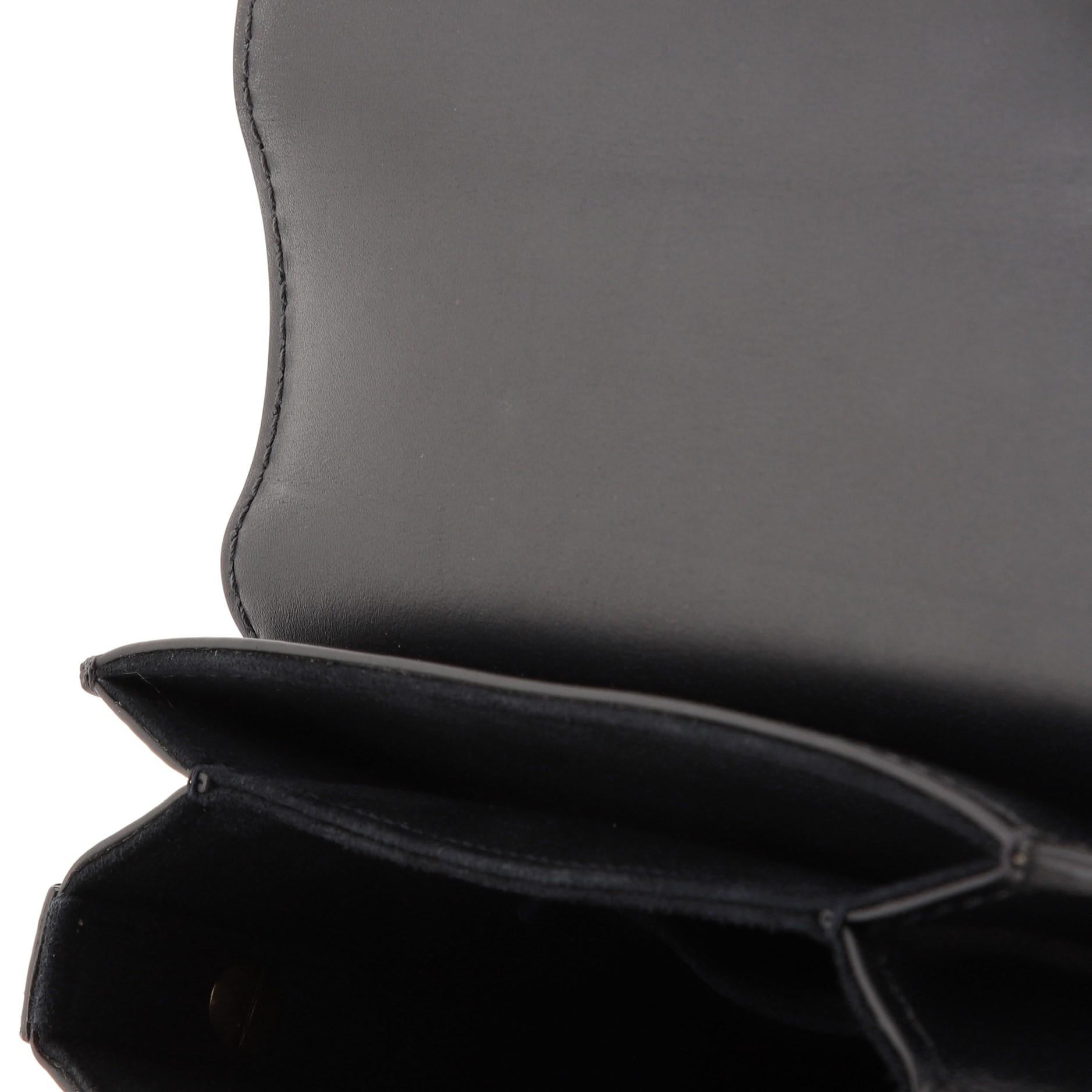 Black Christian Dior Dioraddict Flap Bag Leather