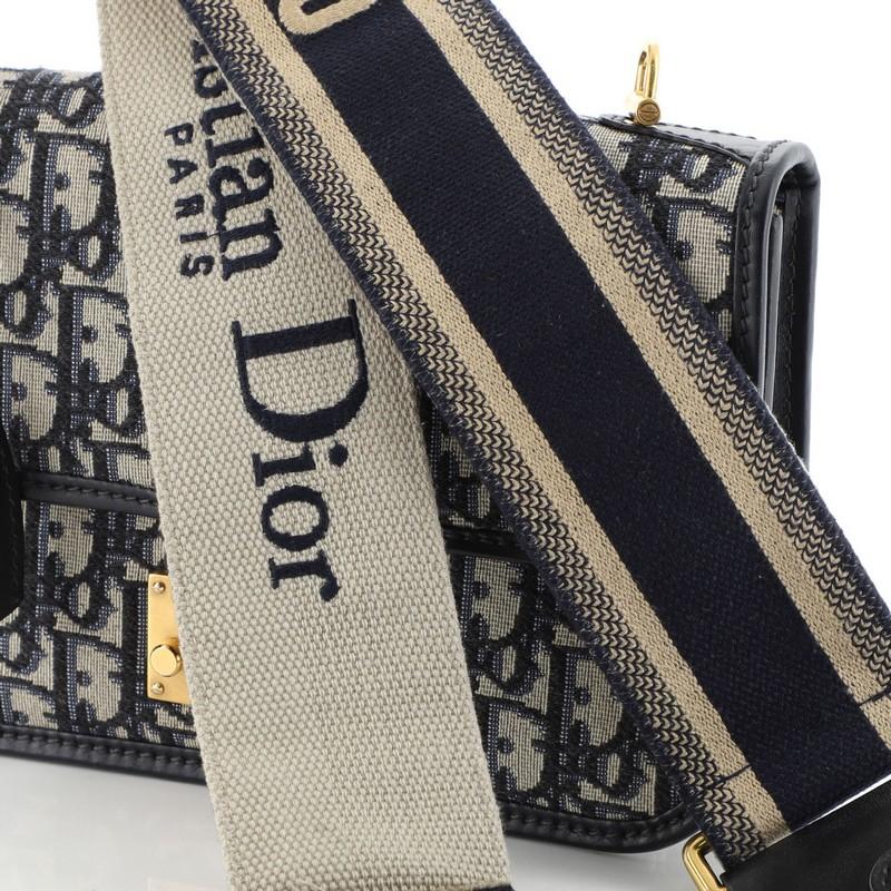 Black Christian Dior Dioraddict Flap Bag Oblique Canvas Medium