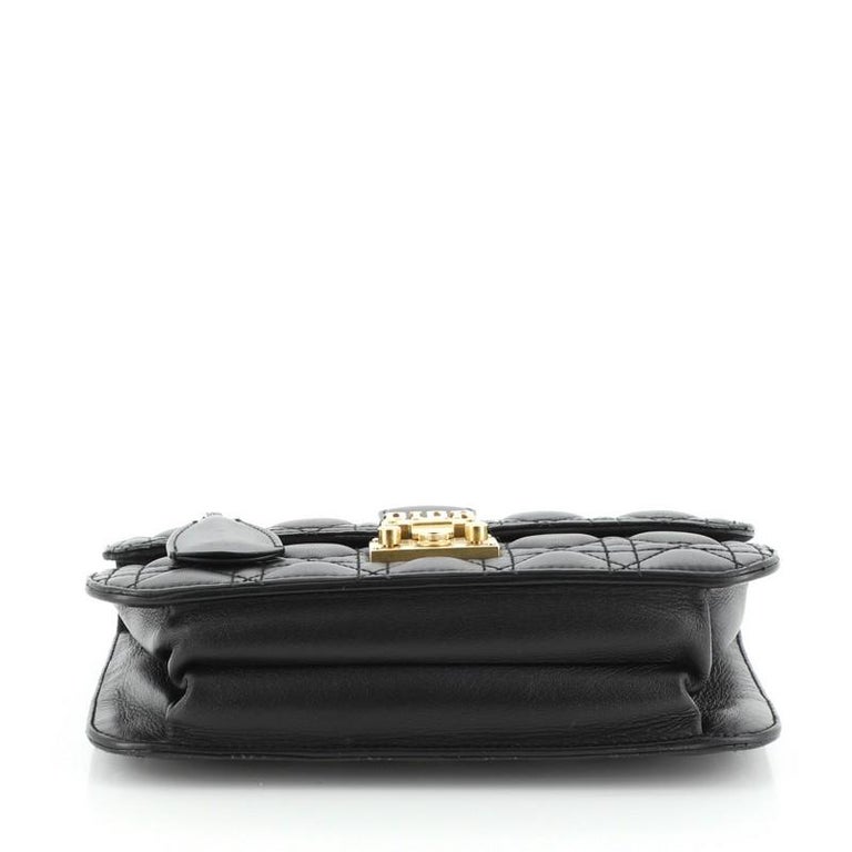 Christian Dior Dioraddict Flap Bag with Strap Cannage Quilt Lambskin ...