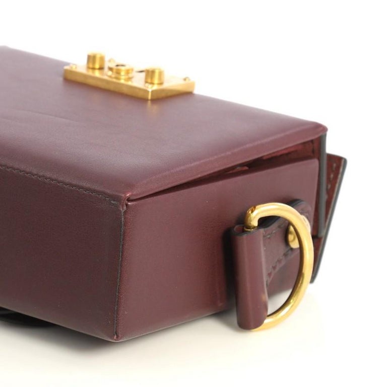 Christian Dior Dioraddict Lockbox Bag Leather Small at 1stDibs