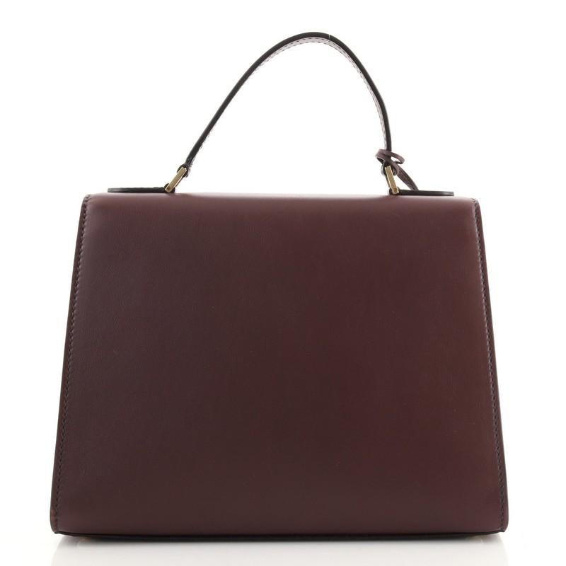 Christian Dior Dioraddict Top Handle Bag Leder Medium im Zustand „Gut“ in NY, NY