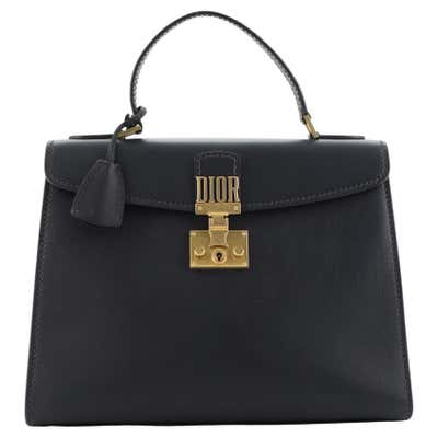 Gorgeous NEW Christian Dior Saddle bag in black satin, with rhinestones ...