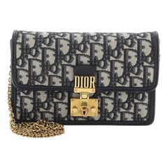 Christian Dior Dioraddict Wallet on Chain Oblique Canvas