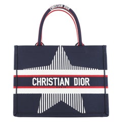 Christian Dior Dioralps Libro Tote Lienzo Bordado Pequeño