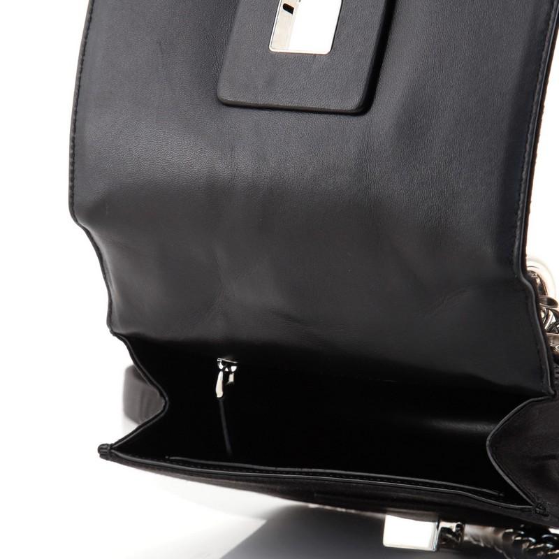 Christian Dior Diorama Club Flap Bag Crystal Embellished Oblique Velvet In Good Condition In NY, NY