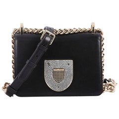 Christian Dior Diorama Club Flap Bag Leather Small