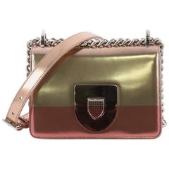Christian Dior Diorama Club Flap Bag Leather Small