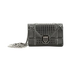 Christian Dior Diorama Flap Bag Cannage Embossed Calfskin Baby