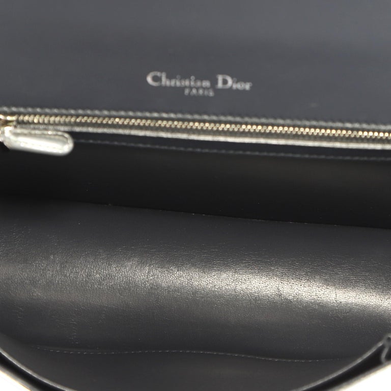 Christian Dior Diorama Flap Bag Cannage Embossed Calfskin Medium at 1stDibs