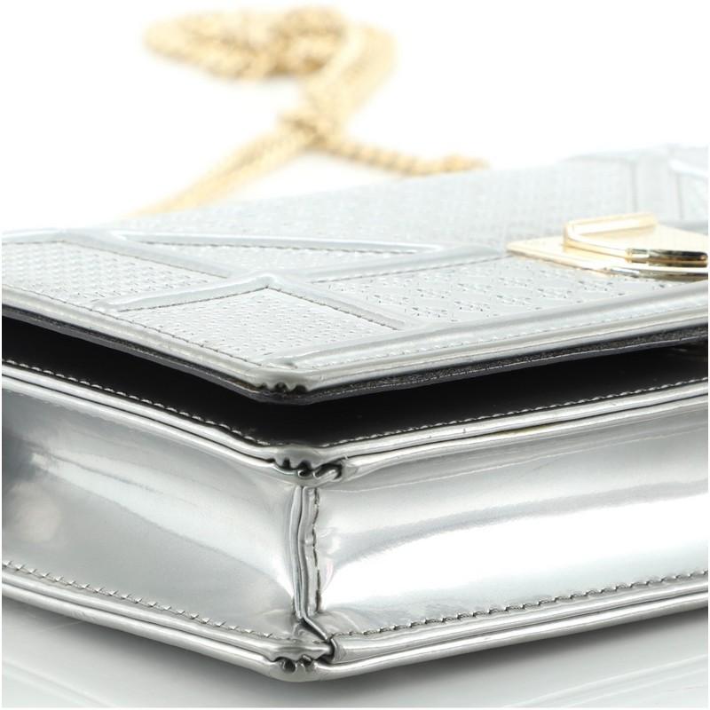 Women's or Men's Christian Dior Diorama Flap Bag Cannage Embossed Calfskin Mini