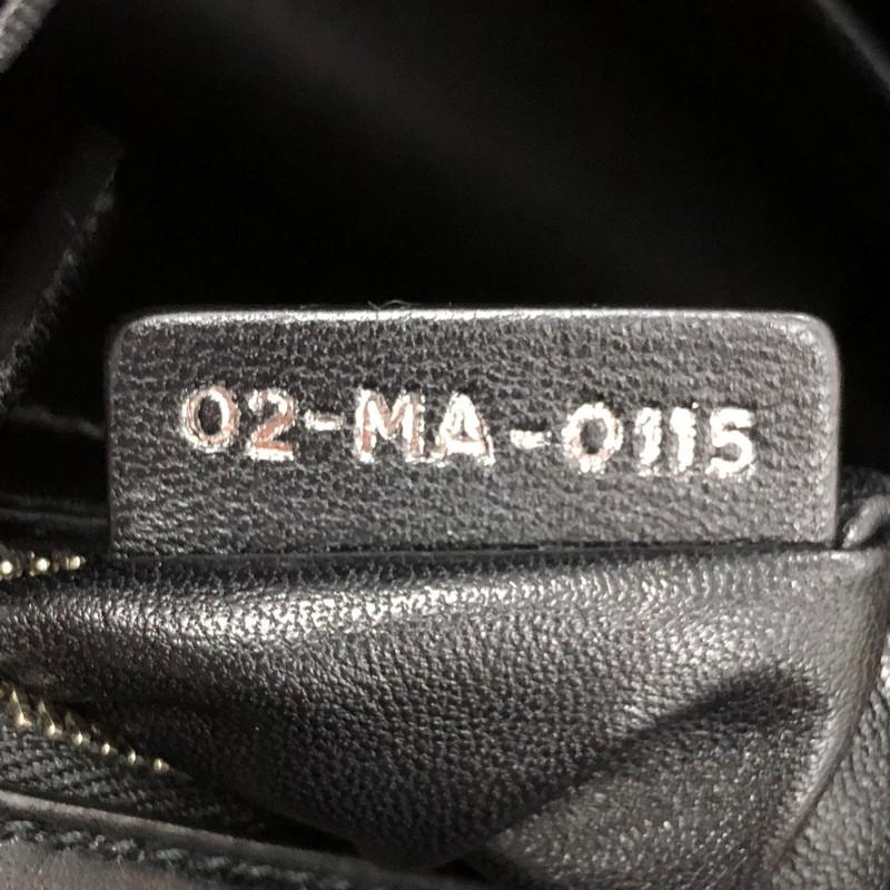 Christian Dior Diorama Flap Bag Cannage Embroidered Leather Medium 2