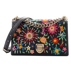 Christian Dior Diorama Flap Bag Embroidered Leather Medium