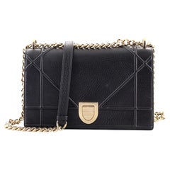 Christian Dior Diorama Flap Bag Grained Calfskin Medium