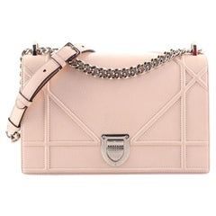Christian Dior Diorama Flap Bag Grained Calfskin Medium