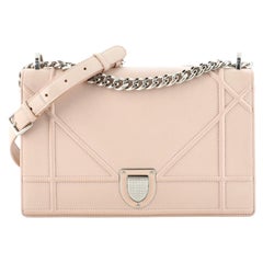 Christian Dior Diorama Flap Bag Grained Calfskin Medium