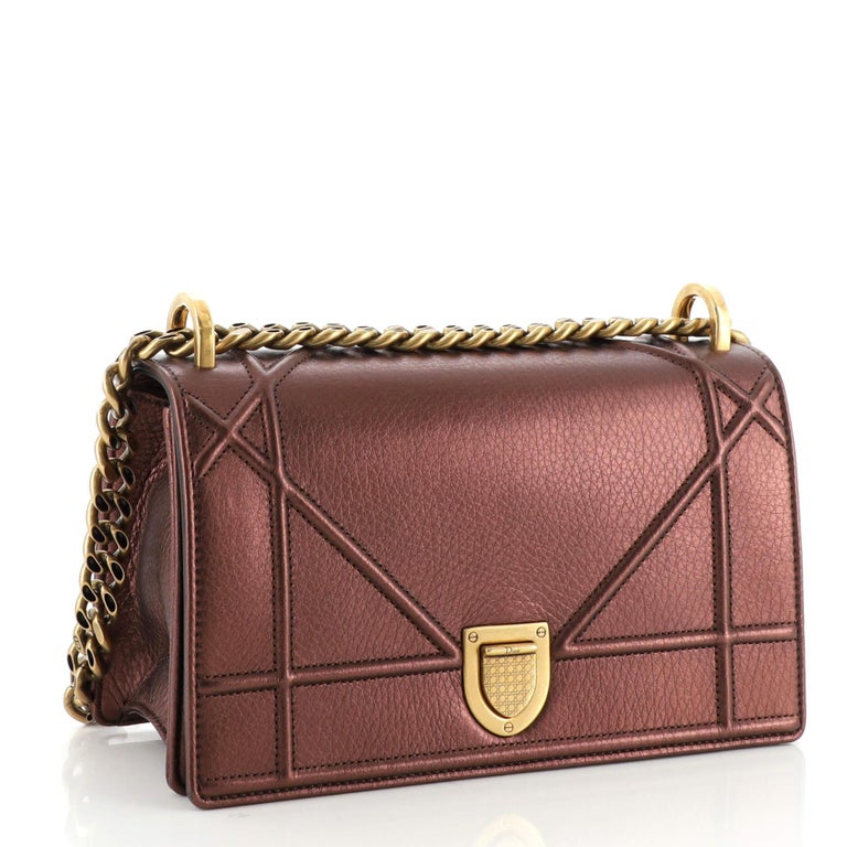 Christian Dior Diorama Flap Bag Grained Calfskin Small For Sale at 1stDibs — free download