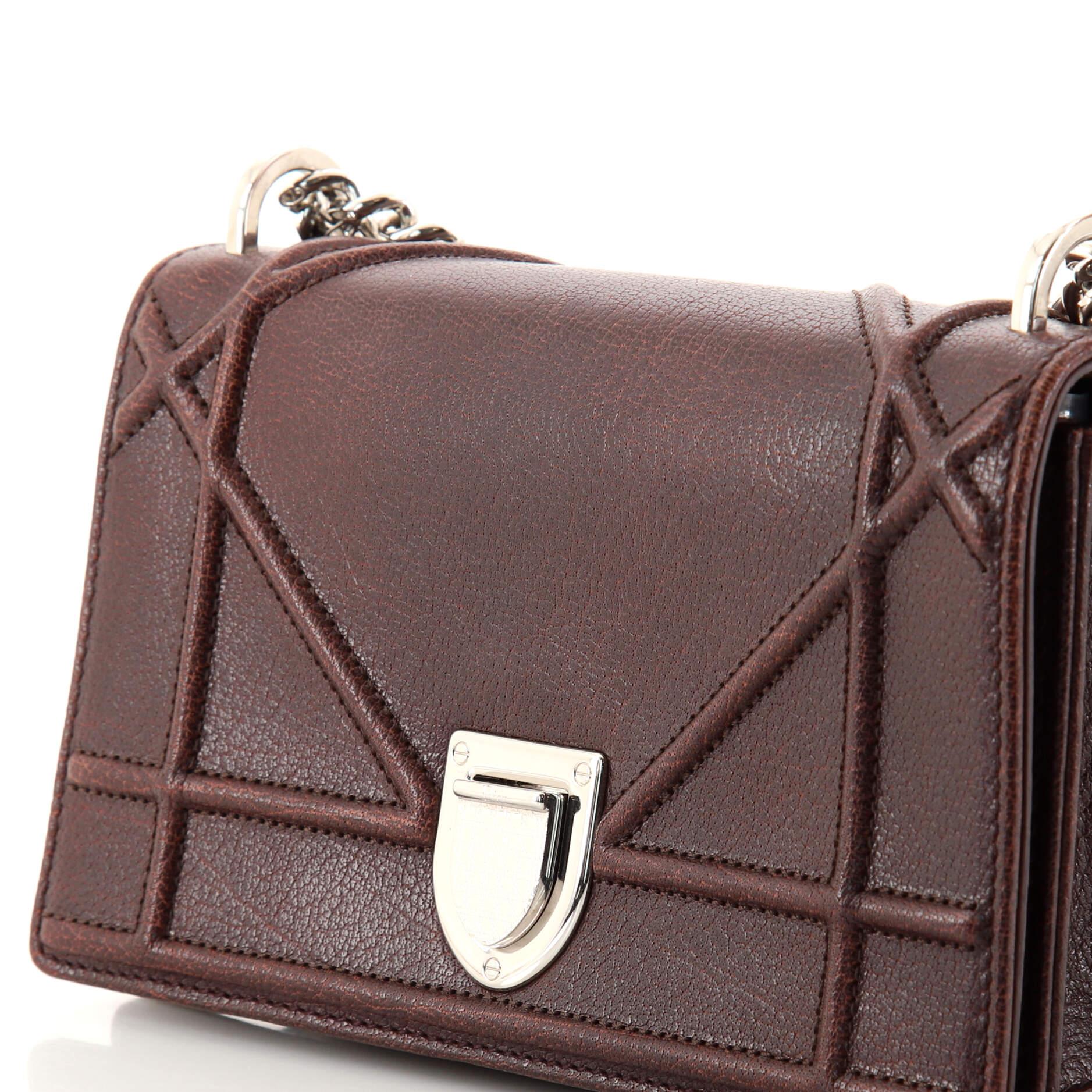 Christian Dior Diorama Flap Bag Lambskin Mini For Sale 1