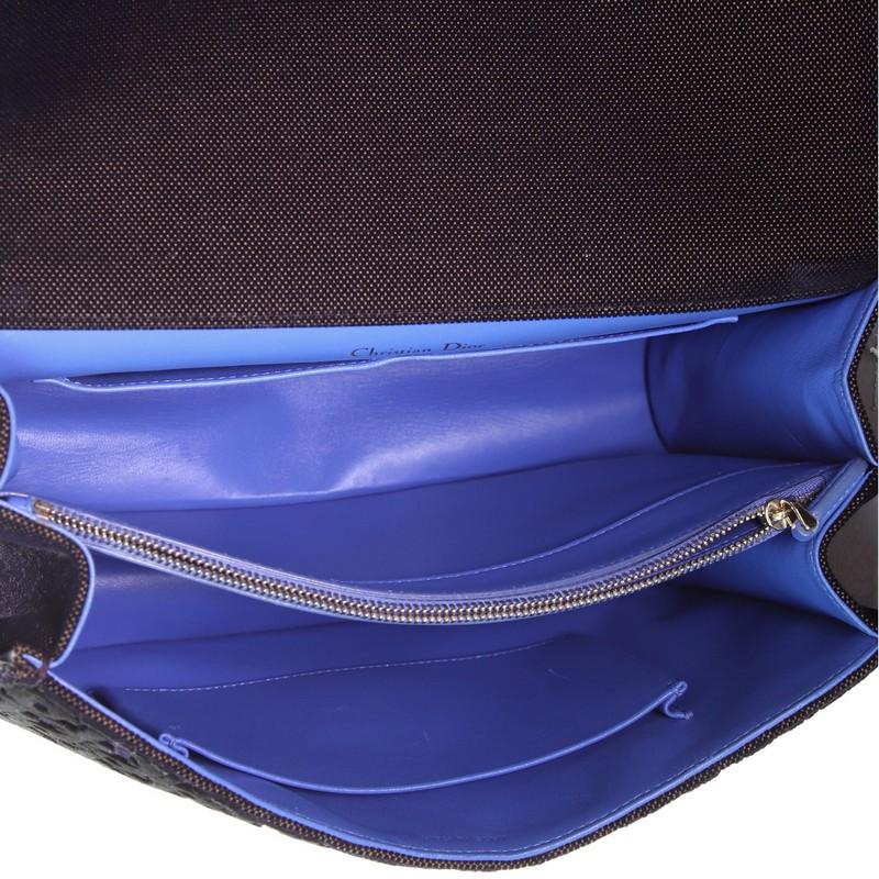 Women's or Men's Christian Dior Diorama Flap Bag Oblique Velvet and Canvas Large