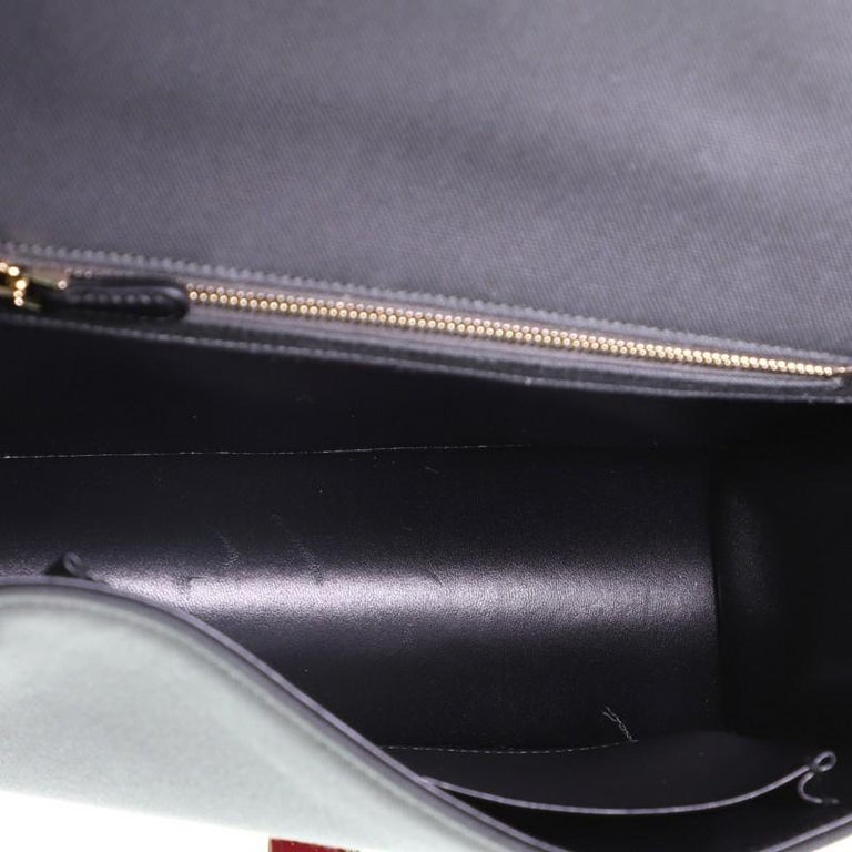 Christian Dior Diorama Flap Bag Oblique Velvet And Canvas Medium at 1stDibs