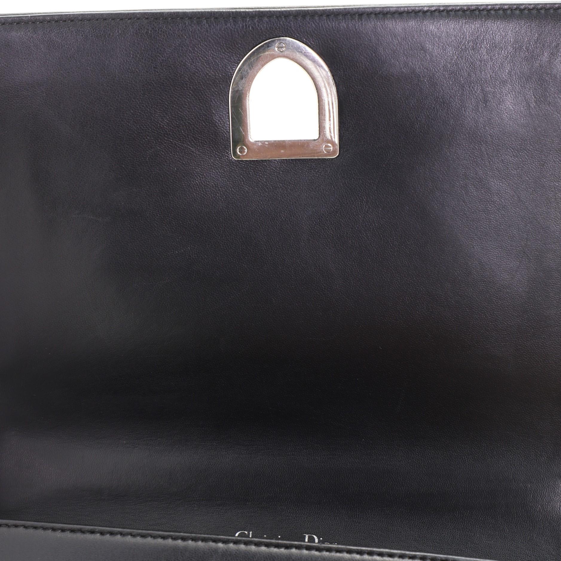 Christian Dior Diorama Flap Bag Studded Leather Medium 4