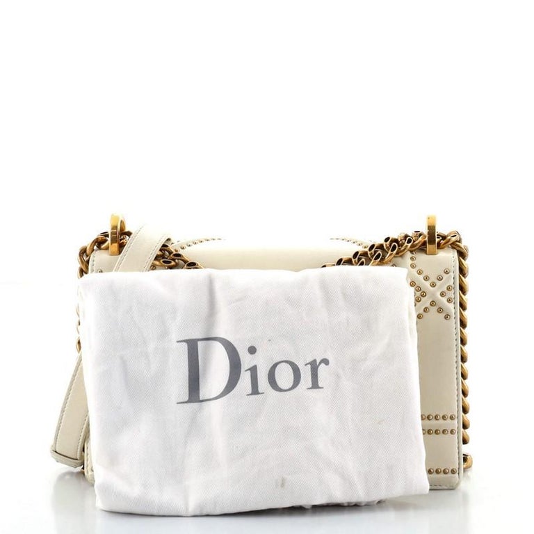 Christian Dior Diorama Flap Bag Studded Leather Small at 1stDibs