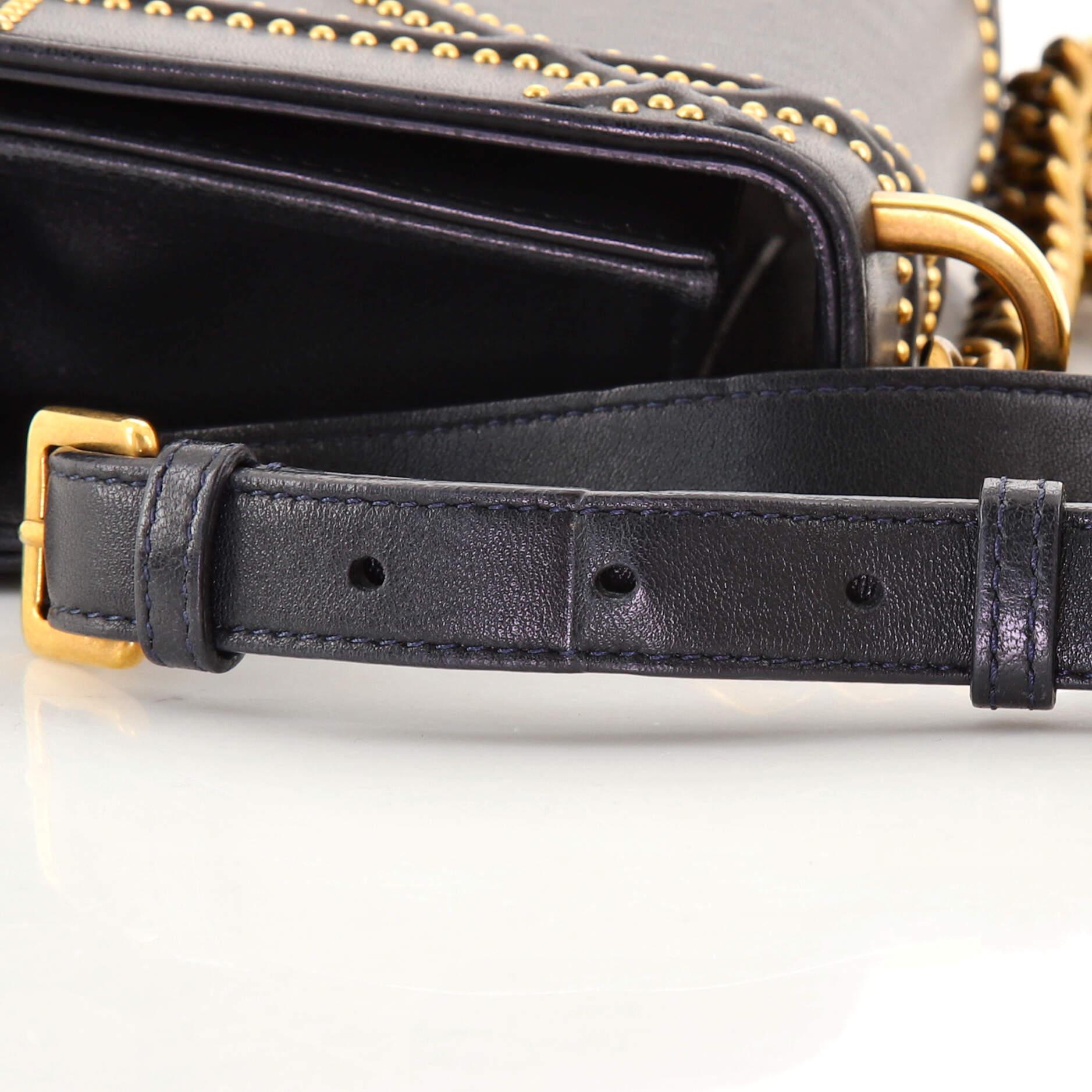 Christian Dior Diorama Flap Bag Studded Leather Small 1