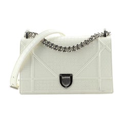 Christian Dior Diorama Flap Bag Studded Leather Small