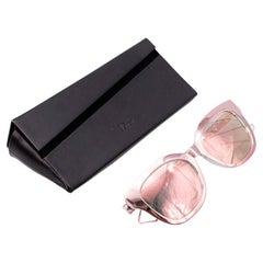Christian Dior Diorama - Lunettes de soleil en métal de couleur or rose